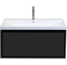 Waschtischunterschrank mit Waschbecken und Armatur