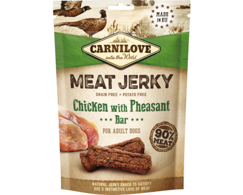 En-cas pour chiens Carnilove Meat Jerky Chicken&Phea. 100g