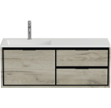 Waschtischunterschrank mit zwei Schubladen und Waschbecken
