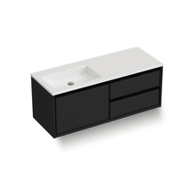 Waschtischunterschrank mit Waschbecken und Schubladen