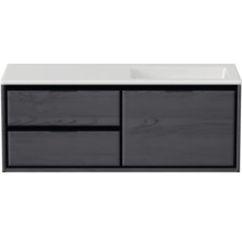 Waschtischunterschrank mit Schubladen und Aufsatzwaschbecken