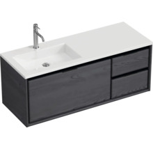 Waschtischunterschrank mit Waschbecken und Armatur