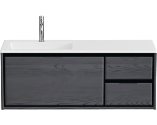 Waschtischunterschrank mit Waschbecken und Armatur