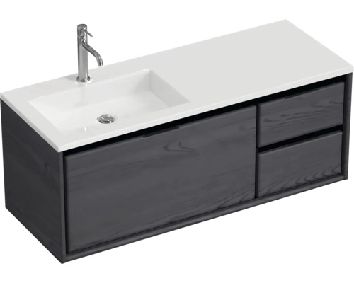 Waschtisch mit Waschbecken, Armatur und Schubladen