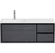 Waschtischunterschrank mit Waschbecken und Armatur