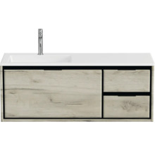 Waschtischunterschrank mit Waschbecken und Armatur