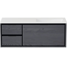 Waschtischunterschrank mit zwei Schubladen und Waschbecken
