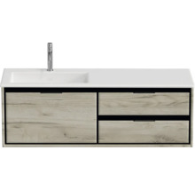 Waschtischunterschrank mit Waschbecken und Armatur