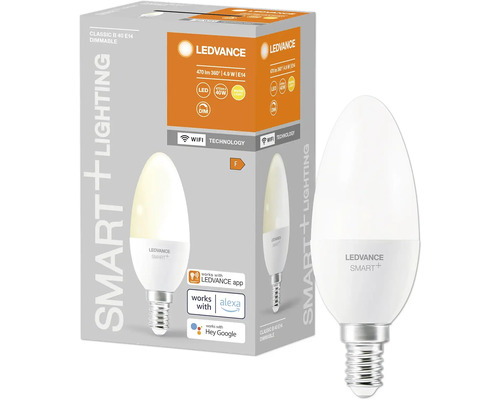 LEDVANCE Smart+ LED Lampe mit E14 Fassung und dimmbarer Funktion