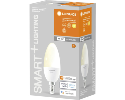 Ledvance Smart+ LED-Lampe E14 4,9 Watt im Karton