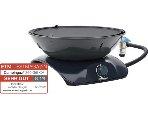 Campingaz 360 Grill CV mobiler Gasgrill mit ETM Testmagazin Auszeichnung
