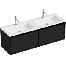 Waschtisch mit zwei Waschbecken und Unterschrank