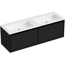 Waschtisch mit zwei Waschbecken und Unterschrank für Badezimmer