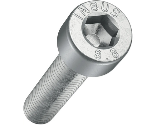 Vis à tête cylindrique à six pans creux avec filetage