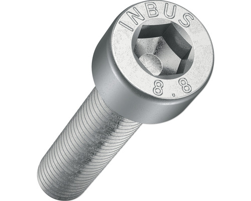 Inbusschraube mit Zylinderkopf und Gewinde