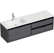 Waschtischunterschrank mit Waschbecken und Armatur
