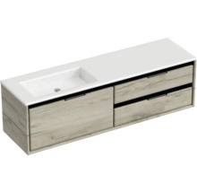 Waschtischunterschrank mit zwei Schubladen und Waschtisch