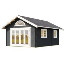 Gartenhaus mit Doppeltür, Fenster und Satteldach