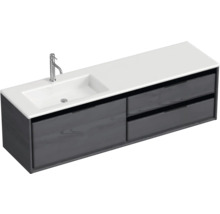Waschtischunterschrank mit zwei Schubladen, Waschbecken und Armatur