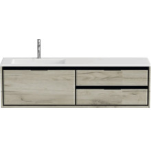 Waschtischunterschrank mit Waschbecken und Armatur