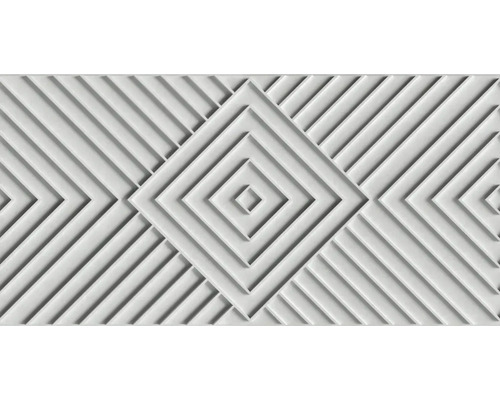 Vliestapete 34481 Shades Iconic 3D-Optik grau Dekorplatte mit geometrischem Rautenmuster