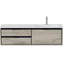 Waschtischunterschrank mit Waschbecken und Armatur