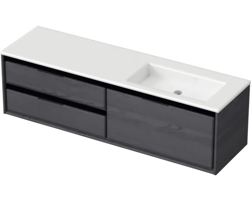Waschtischunterschrank mit zwei Schubladen und Waschtisch