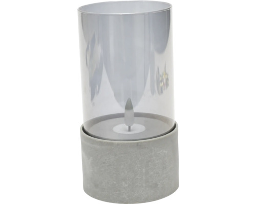 Bougie LED décorative dans un cylindre en verre