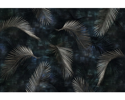 Fototapete Vlies 2243-20 GMK Art Edition Glossy Palms silber 8-tlg. 400 x 270 cm