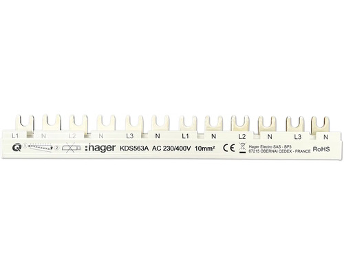 Barre omnibus Hager KDS563A AC 230/400V