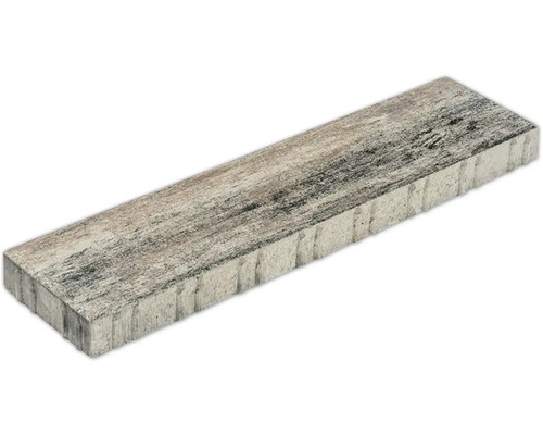 Dalle de terrasse en béton iStone Slim calcaire coquillier 80 cm x 20 cm x 6 cm Carreau décoratif aspect bois