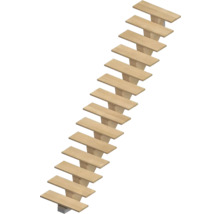 Holztreppe für den Innenbereich