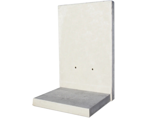 Winkelstütze Sichtbeton grau 100 cm x 8 cm x 155 cm Fußtiefe = 85 cm Winkelstütze Sichtbeton grau 100 cm x 8 cm x 155 cm Fußtiefe = 85 cm