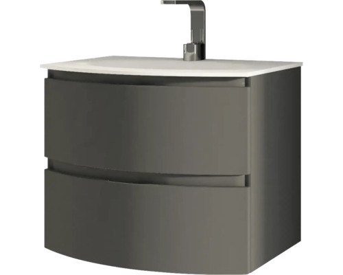 Waschtischunterschrank mit zwei Schubladen und Armatur