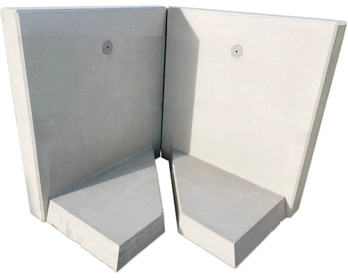 Winkelstütze für Eckausbildung zweiteilig Sichtbeton grau 100 cm x 8 cm x 80 cm Fußtiefe = 45 cm Winkelstütze für Eckausbildung zweiteilig Sichtbeton grau 100 cm x 8 cm x 80 cm Fußtiefe = 45 cm
