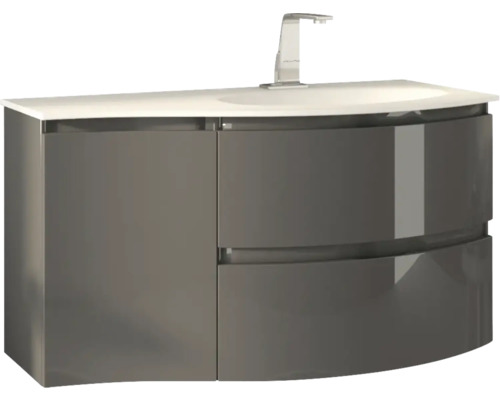 Meuble sous-lavabo avec lavabo et robinet pour la salle de bains