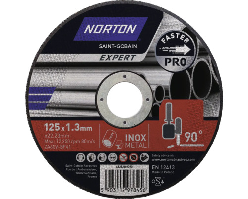 Norton Expert Trennscheibe Pro Metal/Inox Ø 125x22,23x mm