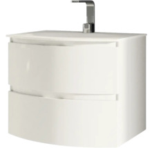 Meuble sous-lavabo avec deux tiroirs et robinet