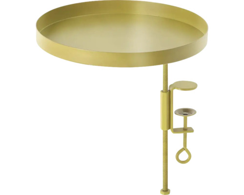 Tablette à pince en métal