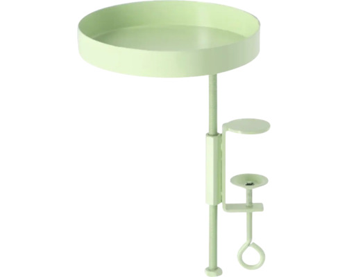 Table à pince avec étagère et support