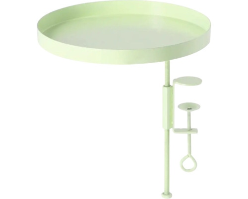 Klemmtisch mit runder Tischplatte