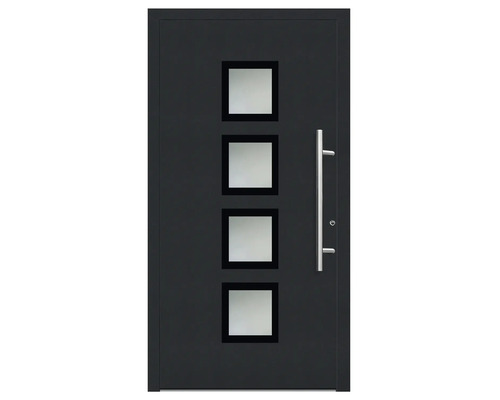 Haustür Aluminium/PVC Smart A08 2.0 RC2 anthrazit 1000x2100 Rechts inkl. Beschlagset,Stangengriff,Profilzylinder inkl. 3 Schlüssel Haustür Aluminium/PVC Smart A08 2.0 RC2 anthrazit 1000x2100 Rechts inkl. Beschlagset,Stangengriff,Profilzylinder inkl. 3 Schlüssel