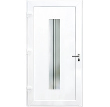 Haustür Aluminium/PVC Smart A400 2.0 RC2 anthrazit 1100 x 2100 mm Links inkl. Beschlagset, Stangengriff, Profilzylinder inkl. 3 Schlüssel