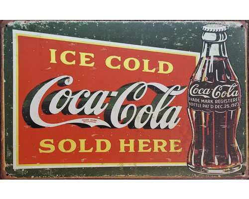 Panneau décoratif Coca Cola 91x61 cm