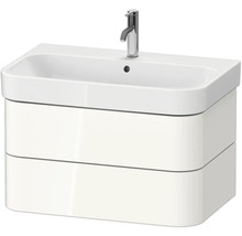 Meuble sous vasque DURAVIT Happy D.2 Plus lxhxp 775 x 415 mm x 490 mm couleur de façade blanc sans vasque