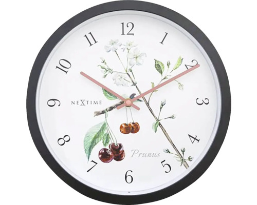 Wanduhr außen Prunus Kunststoff Ø 30,5 cm