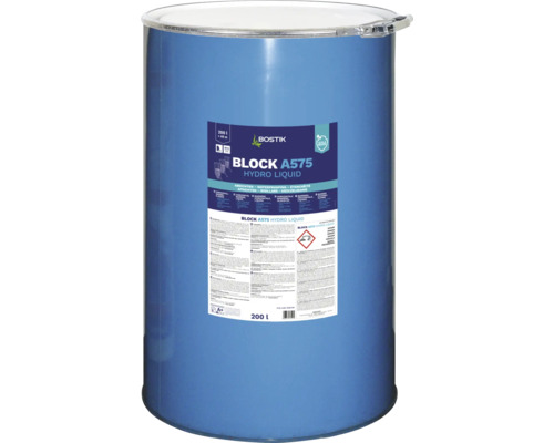Barrière horizontale Bostik BLOCK A575 HYDRO LIQUID 200 l Bostik Block A575 Hydro Liquid en fût de 200 litres