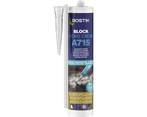 Barrière horizontale Bostik BLOCK A715 HYDRO LIQUID crème 290 ml