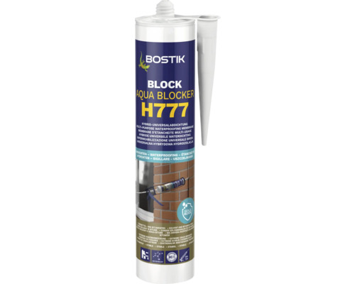 Étanchéité liquide universelle hybride Bostik BLOCK H777 AQUA BLOCKER 290 ml