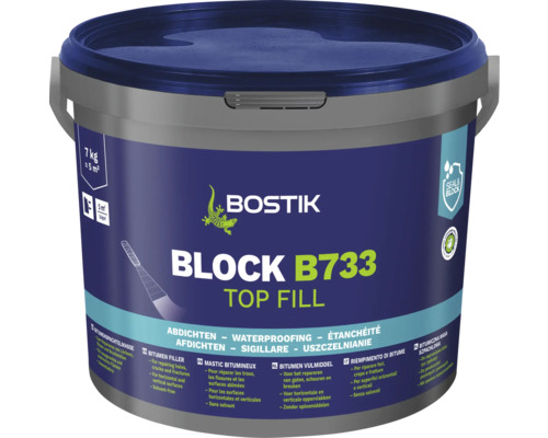 Mastic bitumineux Bostik BLOCK B733 TOP FILL 7 kg Mastic bitumineux Bostik BLOCK B733 TOP FILL 7 kg